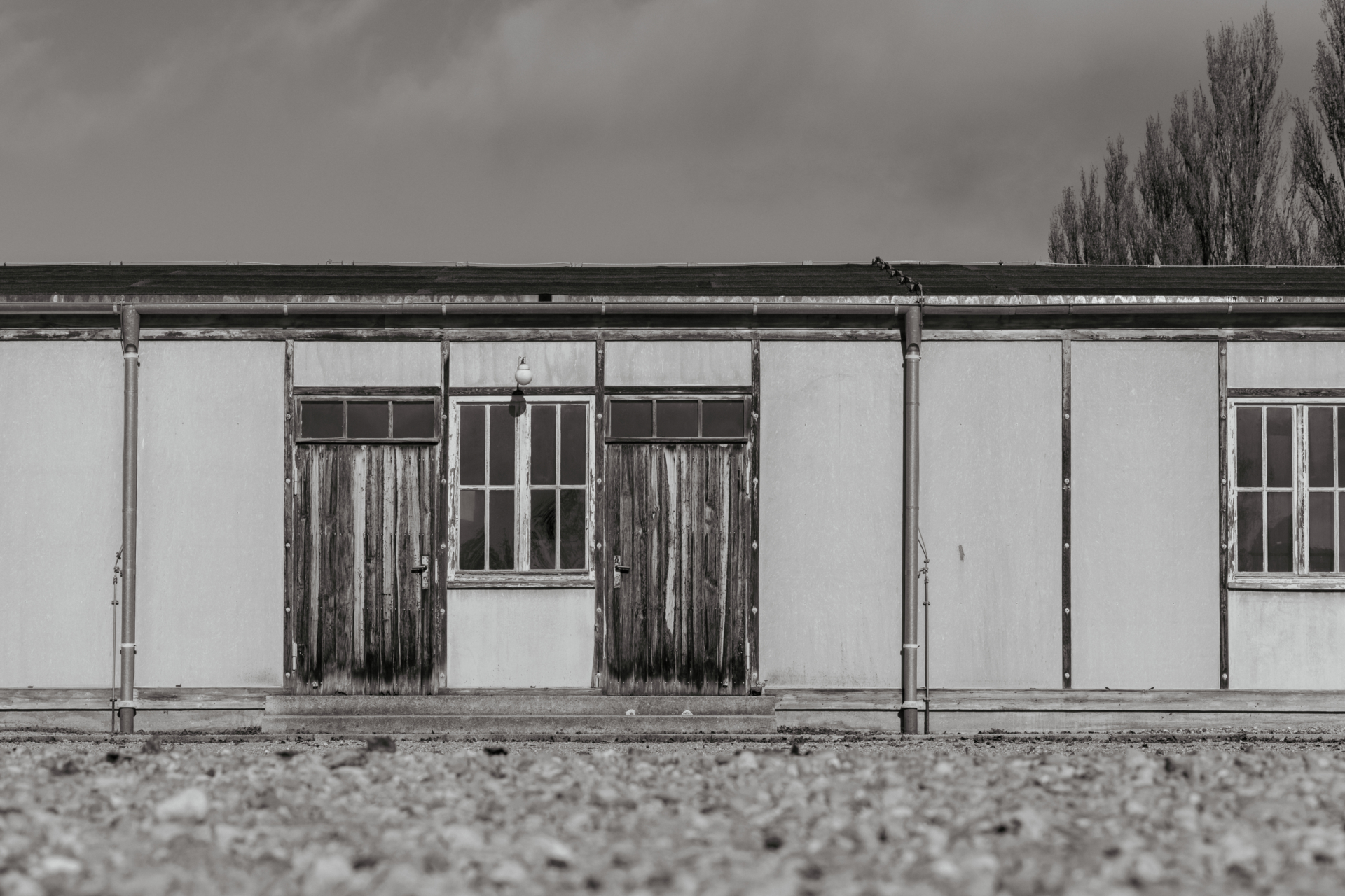 Entrance of the old living quarters Entrance of the old living quarters
